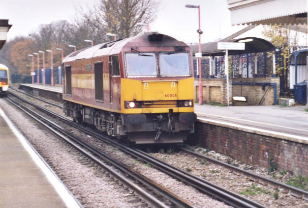 No. 60005 light engine through Bexley