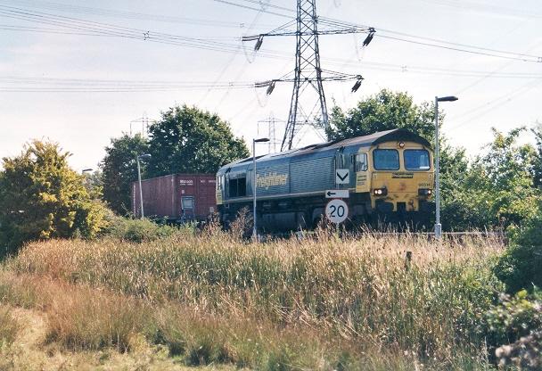 No. 66514 out on the Cliffe marshes