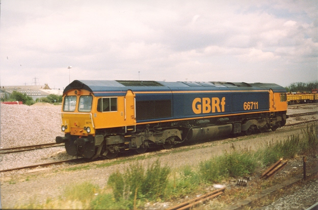 No. 66711 at Hoo Junction