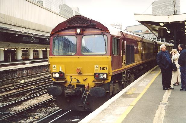 No. 66178 at London Victoria