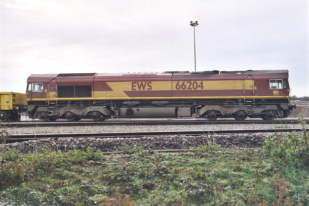 No. 66204 at Hoo Junction