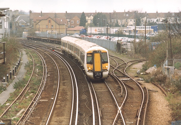 The branch spurs off to the right